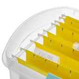 File Box-Portable/Clear (Letter)