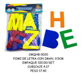 Foamy Shapes-Letters 3-1/2"  (Magnetic)