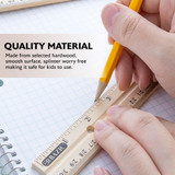 Ruler 12" Wood 3ct.