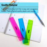 Ruler 6" Plastic 3ct. (ASG R10-P34)
