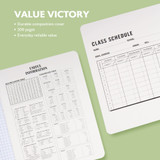 Graph Notebook 4-1" Ruled 200 Pages