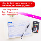 Invoice Book NCR 5"x 8" 2-Part, Numbered, 50 Sets