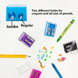 Sharpener-2 Holes/Assorted 4ct.