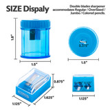 Sharpener-2 Holes/Assorted 4ct.