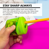 Sharpener-2 Hole w/Square Receptacle (Sophie) (ASG R10-P41)