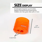 Sharpener-2 Hole w/Square Receptacle (Sophie) (ASG R10-P41)
