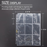 Sheet Protectors-Sports Card Holders (Top Loading/9 Pockets) 10ct.