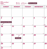 Desk Pad Calendar 2027 Monthly