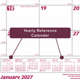 Desk Pad Calendar 2027 Monthly