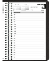 Planner 2027 Daily Appointment 8 x 5" Black