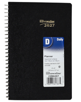 Planner 2027 Daily Appointment 8 x 5" Black