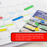 Flags-Arrow/Neon Stick On w/Dispenser 4ct.