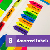 Flags-Printed Arrow/Stick On (20 Sheets Per Pad) 8ct.