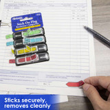 Flags-Sign Here/Stick On w/Dispenser (100 Flags) 4ct.