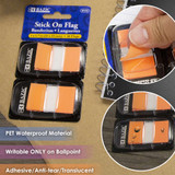 Flags-Stick On w/Dispenser  30ct. (2 Pack)