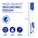 Correction Pen w/Metal Tip 0.2oz. (7ml)  2ct.