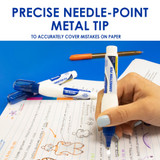 Correction Pen w/Metal Tip 0.2oz. (7ml)  2ct.