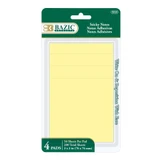 Stick On Notes 3"x 3" Yellow (50 Sheets Per Pad) 4ct.