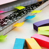 Page Markers-Stick On/Neon Colors (60 Sheets Per Pad) 6ct.