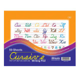 Writing Pad-Cursive  10.5"x 8" 50 Sheets