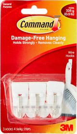 Hooks-Command/General Purpose-Small 3Pk