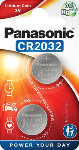 Batteries Panasonic Lithium CR2032 2ct.