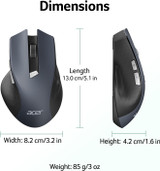 Mouse-Wireless (USB) Ergonomic