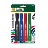 Markers Assorted Colors/Chisel Tip 4ct. (ASG R4-P27)