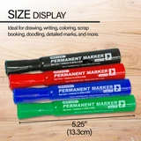Markers Assorted Colors/Chisel Tip 4ct. (ASG R4-P27)