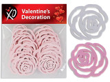 20ct Die-Cut Wooden Rose. 3 Sizes/Pack. 2 Cols. Pbh.