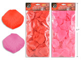 200ct 2in Rose Petals. 2 Asst.Cols:8-Red /4-Pink. pbh.