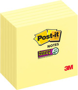 Post-it Notes-Yellow 3"x 3" (Super Sticky) 6Pk