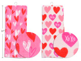 23in x 15.5in Vtine Printed Kitchen Towel. 2 Asst.Styles. J-hook w/Cht.