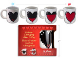 11oz (325ml) Hot/Cold Valentines Mug. Colour Window Box.