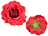 7.1in(D) Jumbo Rose w/D-Ring Metal Loop. Cht.