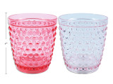 15oz (443ml) 3-D Embossed Tumbler. 2 Asst.Colours.