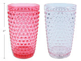 23oz (680ml) 3-D Embossed Tumbler. 2 Asst.Colours.