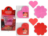 24ct V'tine Die-Cut Heart Napkin. 2 Asst.Colours: Red / Pink. 12/Dsp.