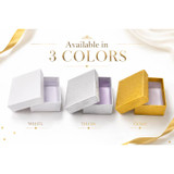 Gift Box-Gold 3.3 x 3.3 x 1.5"