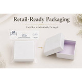 Gift Box-White 3.3 x 3.3 x 1.5"
