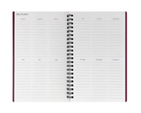 Planner 2027- Weekly + Monthly 5" X 8", Spiral Bound, Poly Covers