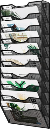 Wall File Holder-10 Pockets (Mesh)