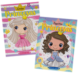 Coloring Book-Princesas (128 Pages)
