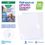 Photo Paper 20ct. (Glossy/Letter/Adhesive)