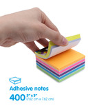 Sticky Notes 3 x 3" Neon 400ct.