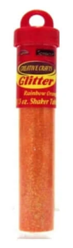 Glitter Tube Orange 2/3 oz