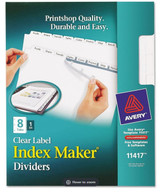 Index Maker Clear/ 8 Tabs