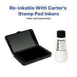 Stamp Pad  Black/Foam 2.75in x 4.25in
