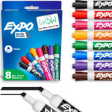 Dry Erase Markers Assorted Colors/Chisel Tip EXPO 8Pk (6/12)