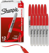 Markers 12ct. Red/Fine SHARPIE (6/24) (ASG R4-P25)